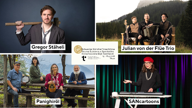 Julian von der Flüe Trio, Gregor Stäheli, SANCartoons, Panighiröl