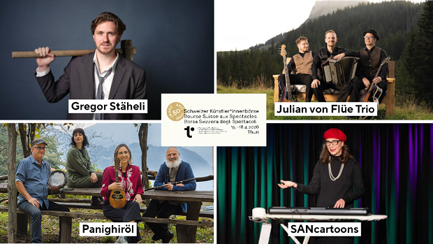 Julian von der Flüe Trio, Gregor Stäheli, SANCartoons, Panighiröl